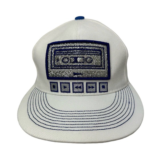 KBETHOS Other - KBETHOS Hat Cap White Blue Cassette Tape Fitted Small Music Retro